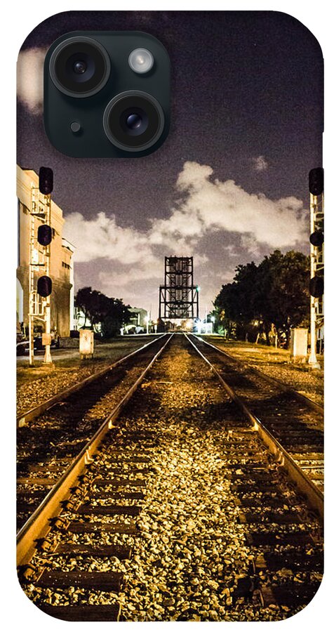 Train iPhone Case featuring the photograph Train Tracks by Mike Dunn