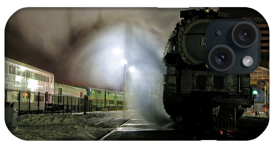 Kansas City Union Train Station iPhone Case featuring the photograph Trains old and new by Tim Mulina
