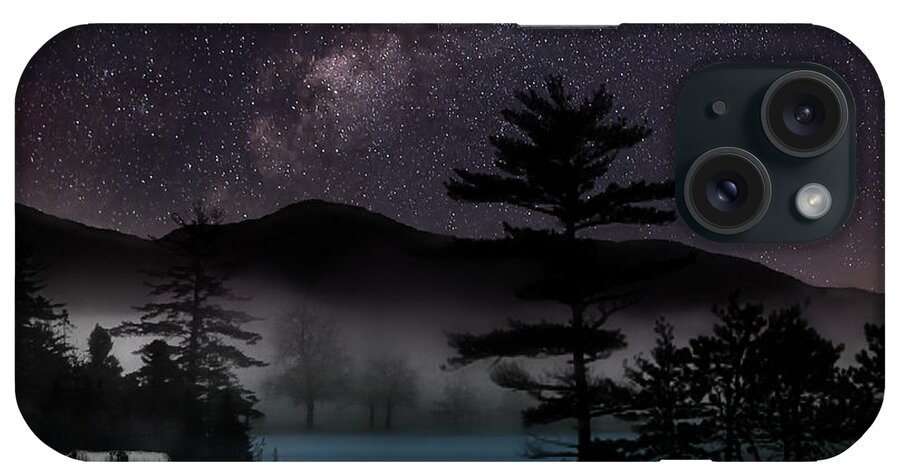 Tranquility iPhone Case featuring the digital art Tranquility at Night by Lisa Lambert-Shank