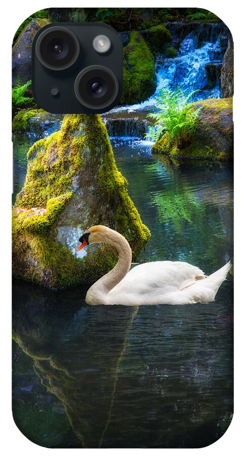 Swan iPhone Case featuring the photograph Tranquility by Harry Spitz