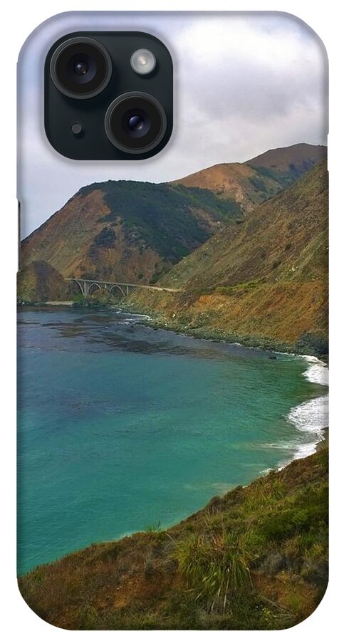 Big Sur iPhone Case featuring the photograph Traveling the One by Lisa Dunn