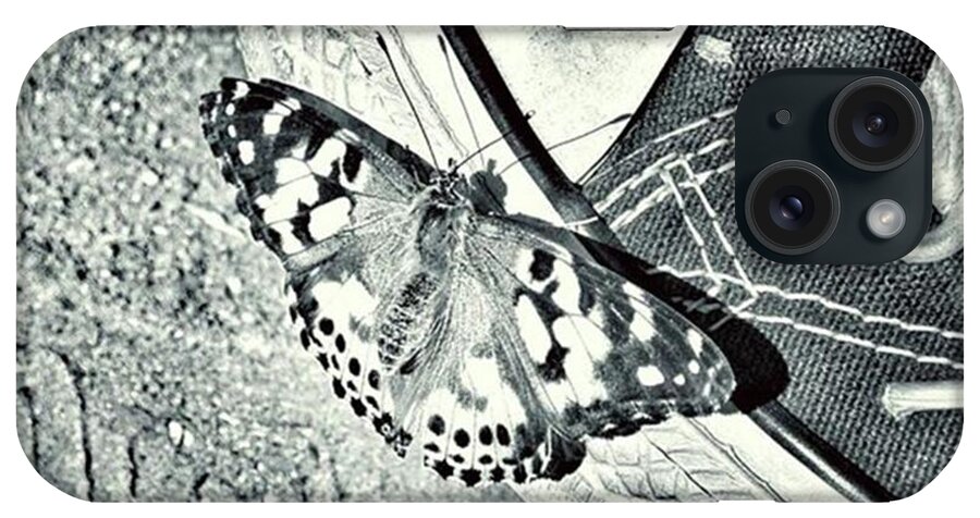 Butterfly iPhone Case featuring the photograph Tread Lightly #2 by Leah McPhail
