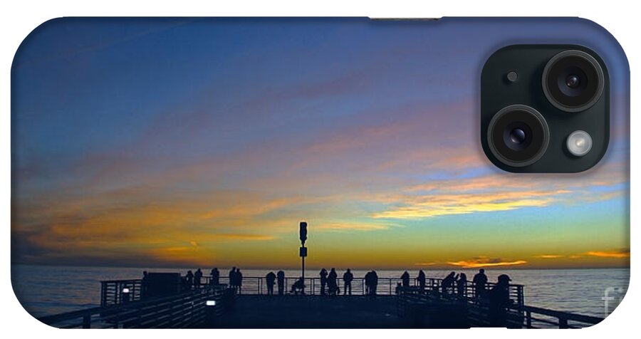 Sea iPhone Case featuring the photograph Treasure Coast Florida Sunrise Seascape Pier B6 by Ricardos Creations