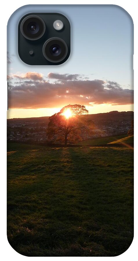 Tree iPhone Case featuring the photograph Tree and sun by Lukasz Ryszka