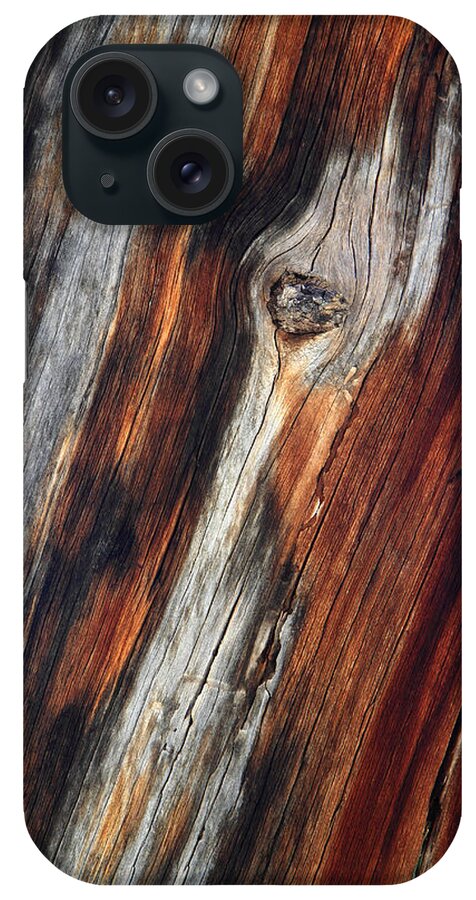 Red iPhone Case featuring the photograph Tree trunk design by Pierre Leclerc Photography