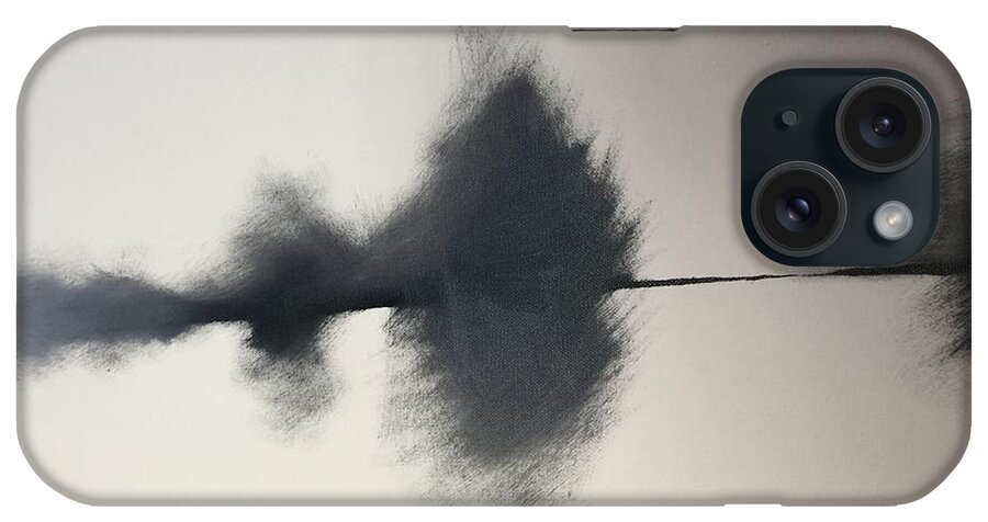 Oils. Mist iPhone Case featuring the painting Trees by Carrie Maurer