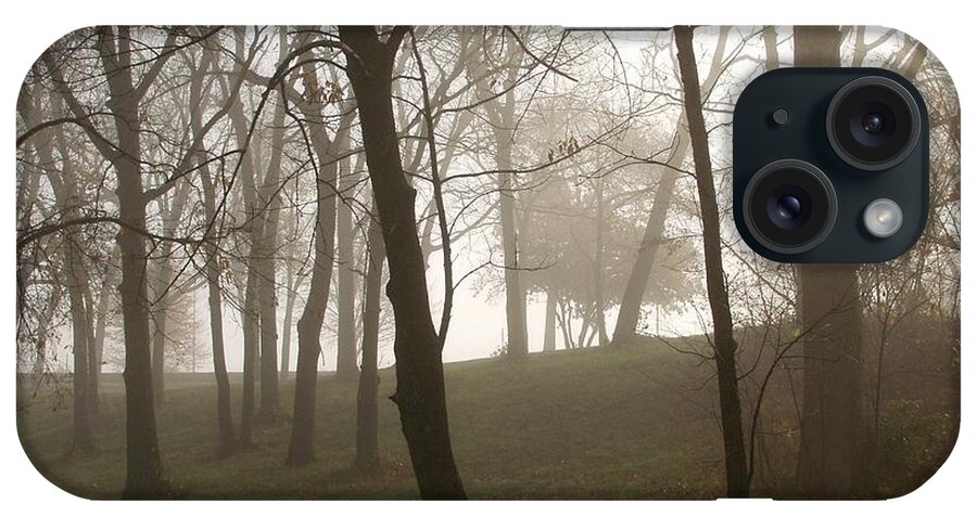Nature iPhone Case featuring the photograph Trees in Fog by Carol Sweetwood