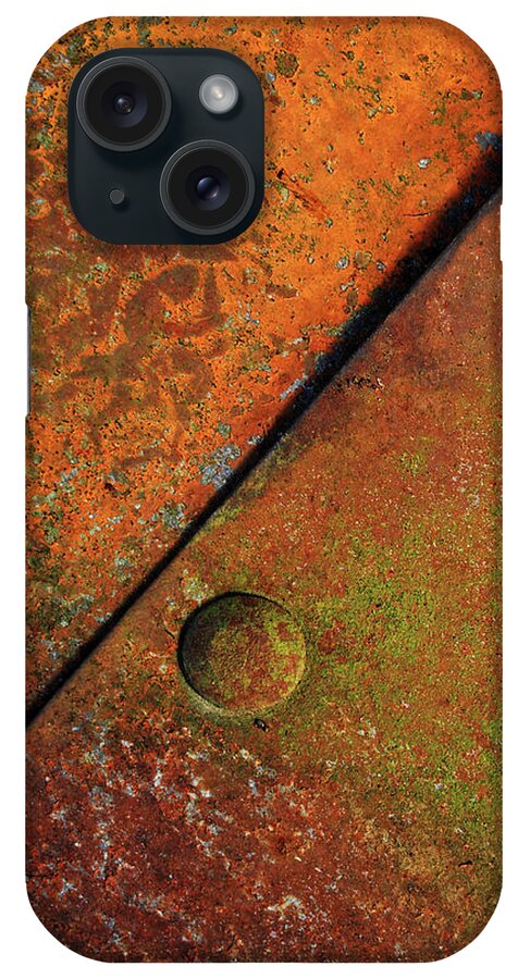 Triangular ...raw Steel iPhone Case featuring the photograph Triangular ...raw Steel by Tom Druin