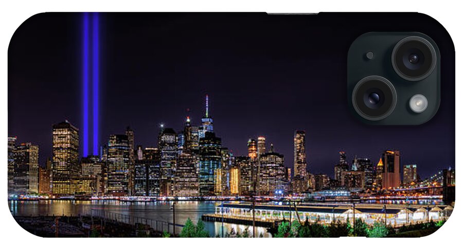New York City iPhone Case featuring the photograph Tribute in Light II by Raf Winterpacht