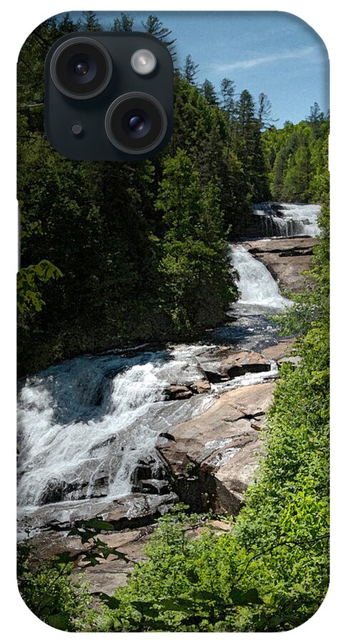 Falls iPhone Case featuring the photograph Triple Falls in Dupont State Forest by John Haldane