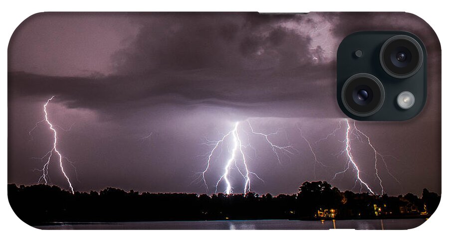 Lightning iPhone Case featuring the photograph Triple Threat by Marcus Hustedde