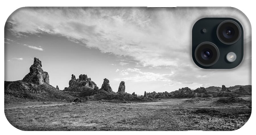 Trona Pinnacles iPhone Case featuring the photograph Trona Pinnacles Sky by Dusty Wynne