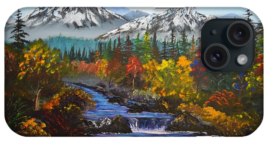 Trout Creek iPhone Case featuring the painting Trout Creek by Eric Johansen