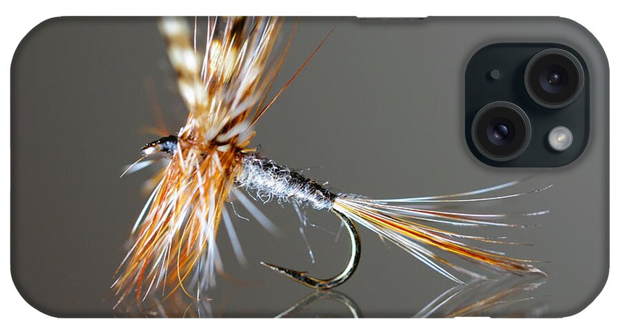 Fly iPhone Case featuring the photograph Trout fly 2 by Glenn Gordon