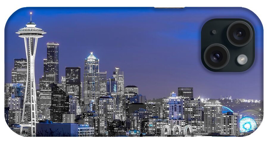 Seattle iPhone Case featuring the photograph True to the Blue in Seattle by Ken Stanback