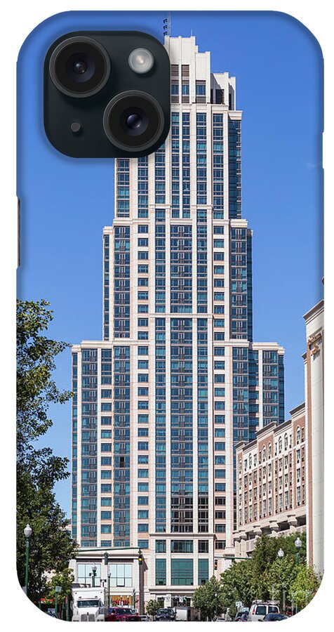 Clarence Holmes iPhone Case featuring the photograph Trump Plaza New Rochelle III by Clarence Holmes