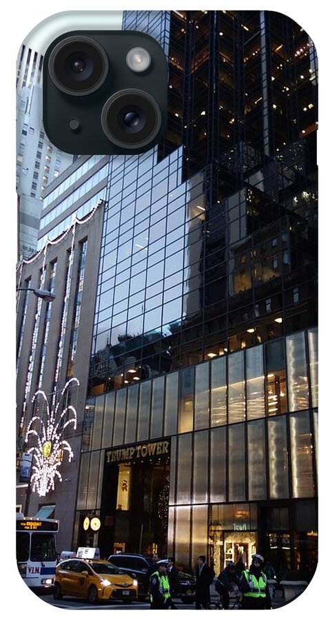 Trump Tower iPhone Case featuring the photograph Trump Tower by Melinda Saminski