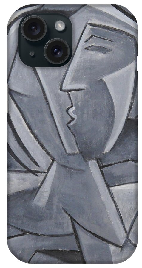 Cubism iPhone Case featuring the painting Tu y Yo by Trish Toro