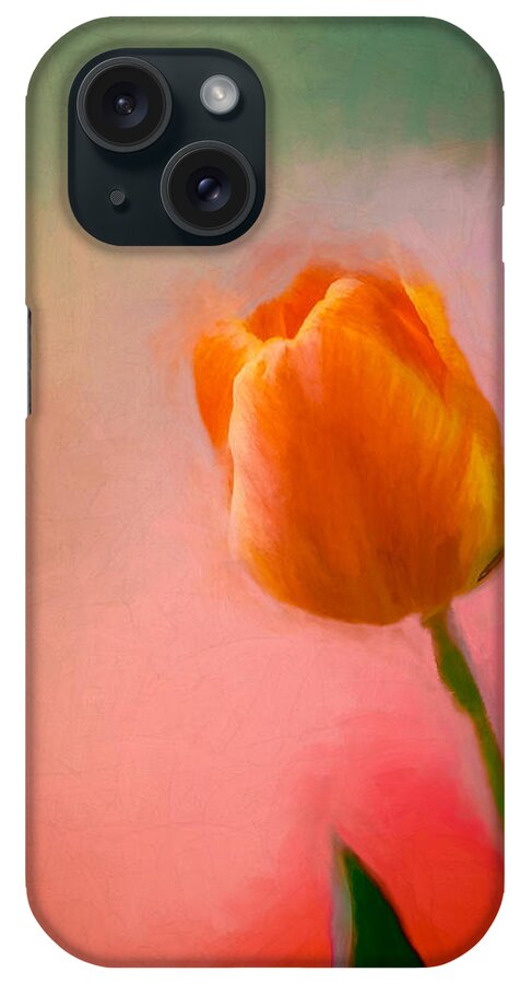 Flower iPhone Case featuring the photograph Tulip on the Porch by Ches Black