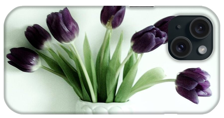 Photo iPhone Case featuring the photograph Tulips For You by Marsha Heiken