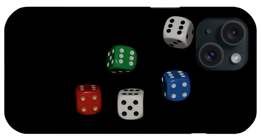 Action iPhone Case featuring the photograph Tumbling Dice by Pete Gregg