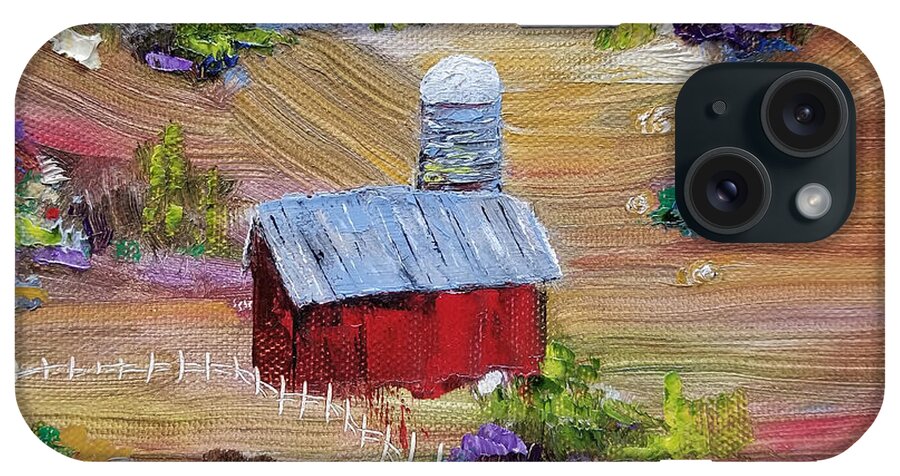 Barn iPhone Case featuring the painting Tunkhannock Farm by Judith Rhue