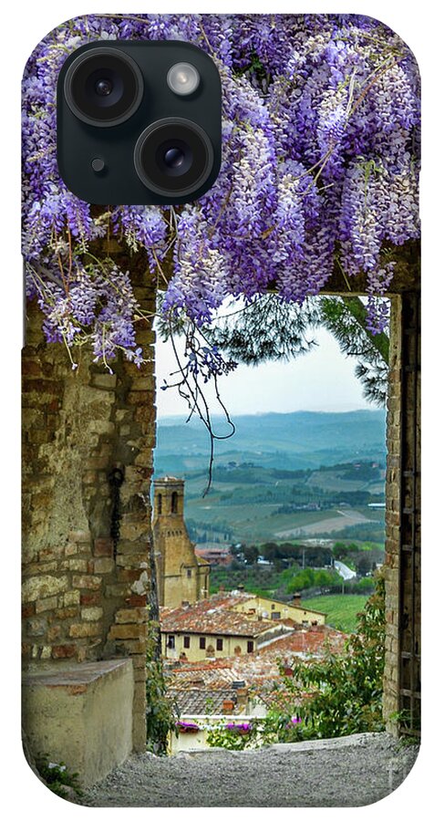 Tuscany iPhone Case featuring the photograph Tuscany view by David Meznarich