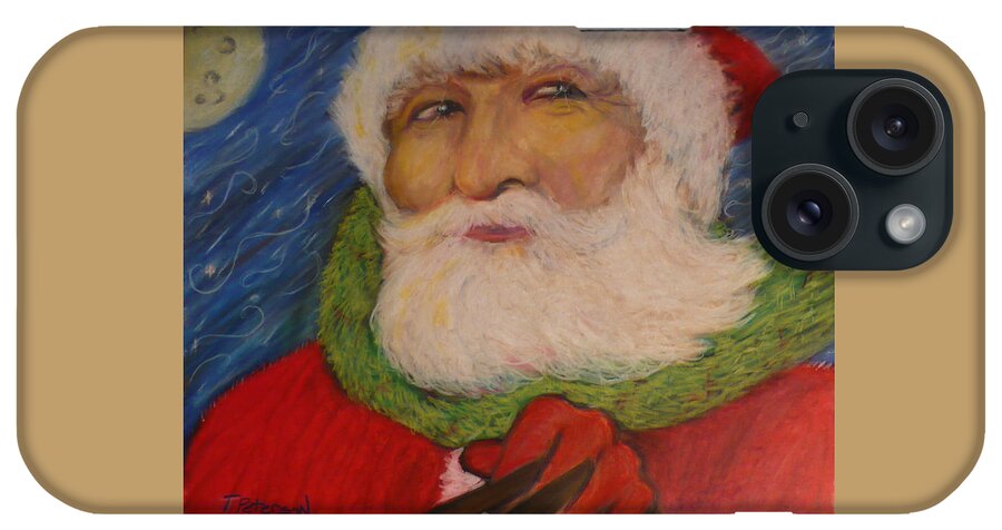 Painting iPhone Case featuring the painting Twas the Night Before Christmas by Todd Peterson