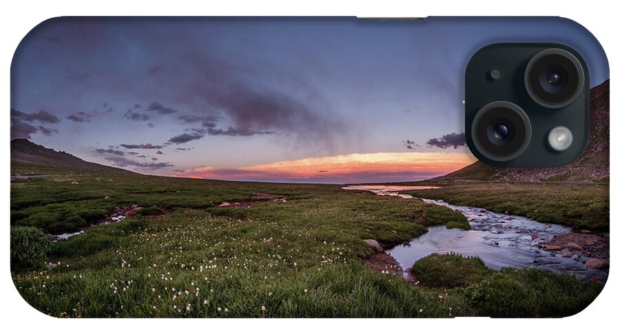 American West iPhone Case featuring the photograph Twilight Alpine Stream by Chris Bordeleau