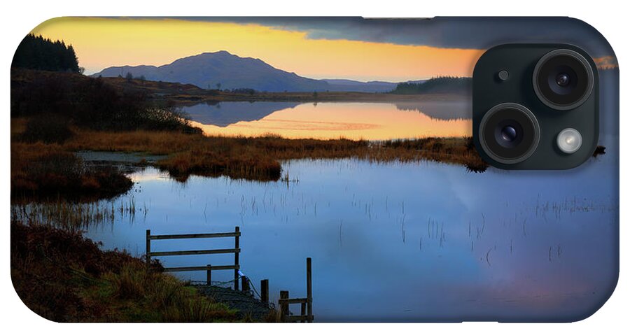 Scotland iPhone Case featuring the photograph Twilight, Loch Peallach by Peter OReilly