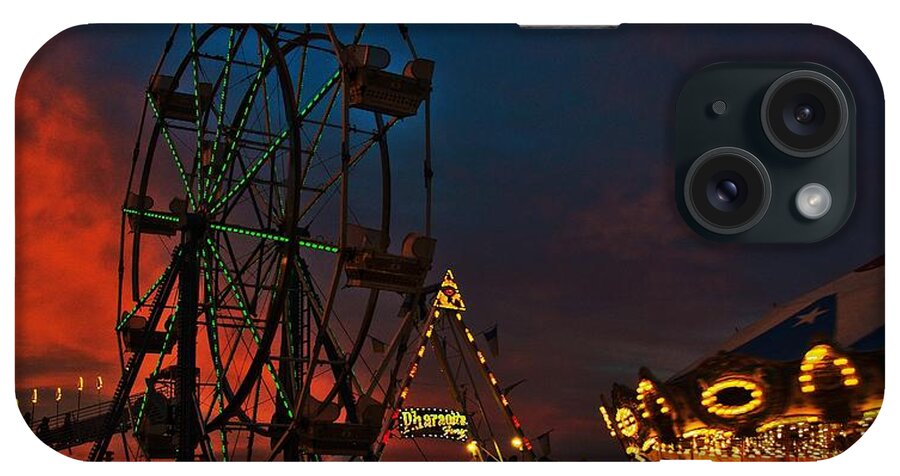 Twilight On The Midway Framed Prints iPhone Case featuring the photograph Twilight On The Midway by John Harding