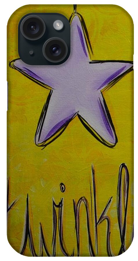 Twinkle iPhone Case featuring the painting Twinkle Twinkle by Emily Page
