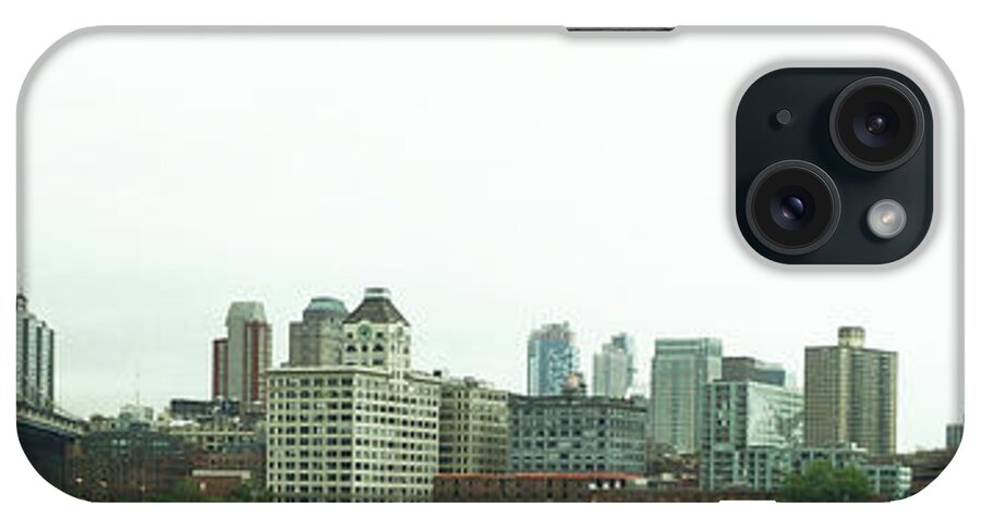 New York iPhone Case featuring the photograph Two Bridges by Robert Knight