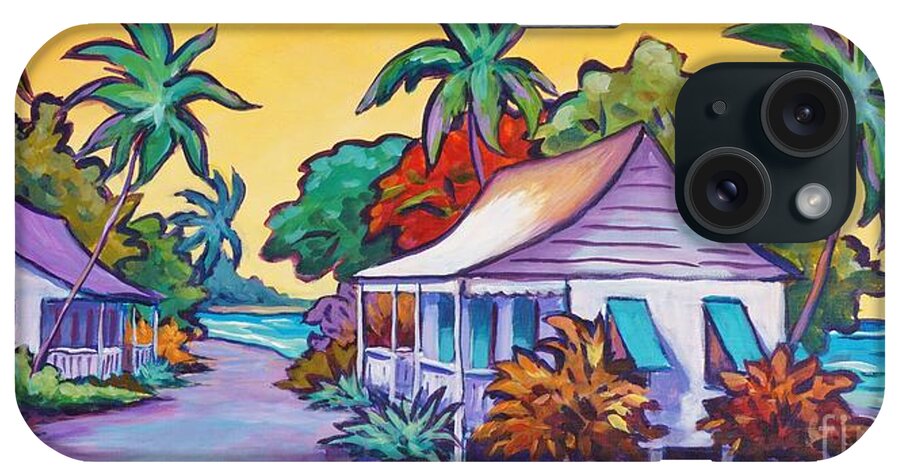Art iPhone Case featuring the painting Two Cottages by John Clark
