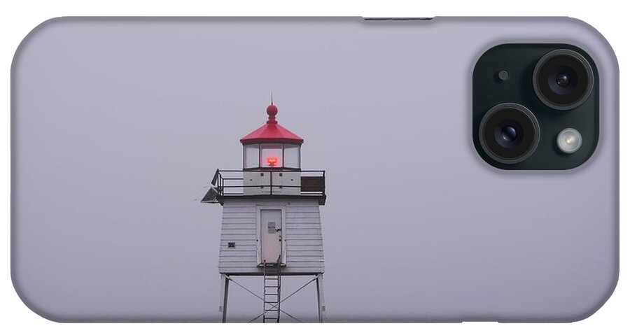 American iPhone Case featuring the photograph Two Harbors Breakwater by Bonfire Photography