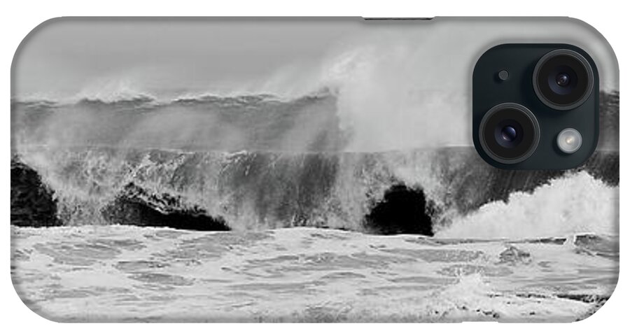 Jersey Shore iPhone Case featuring the photograph Two Waves Are Better Than One - Jersey Shore by Angie Tirado