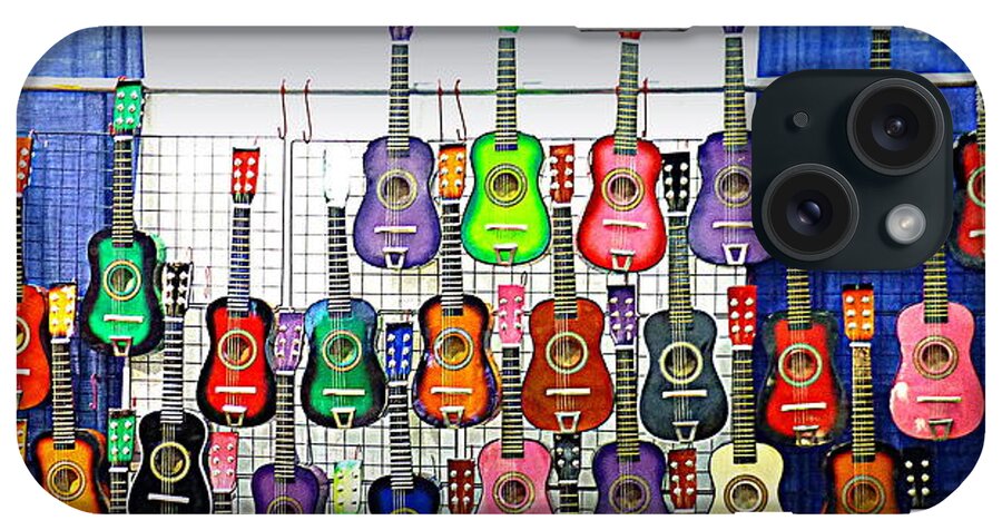 Music iPhone Case featuring the photograph Ukuleles at the Fair by Lori Seaman