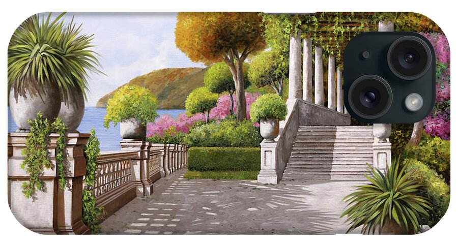 Stairs iPhone Case featuring the painting Un'altra Scalinata by Guido Borelli