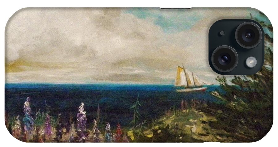 Sail iPhone Case featuring the painting Under Full Sail by John Williams