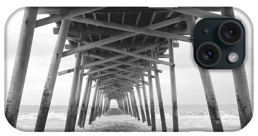 Pier iPhone Case featuring the photograph Under the Pier by Betty Buller Whitehead