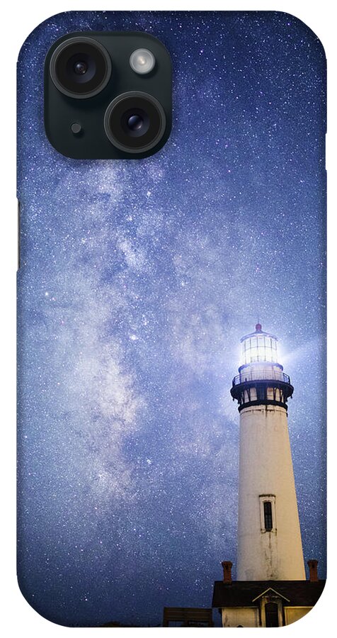 Lighthouse iPhone Case featuring the photograph Under The Stars by Erick Castellon