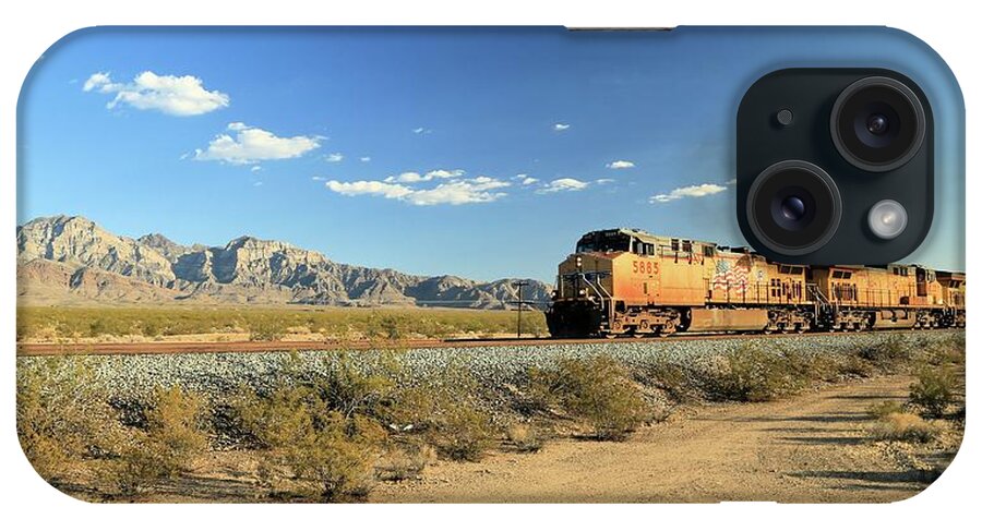 Photosbymch iPhone Case featuring the photograph Union Pacific through Mojave by M C Hood