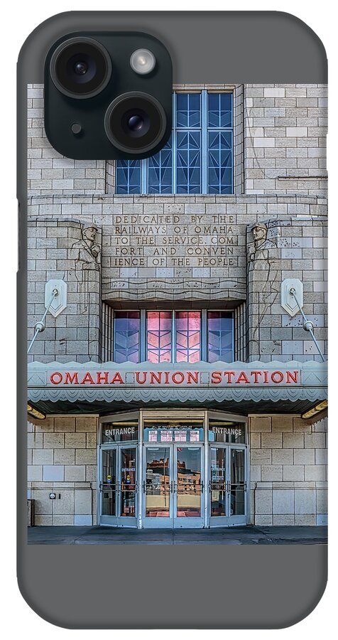 Union Station iPhone Case featuring the photograph Union Station Side Entry by Susan Rissi Tregoning