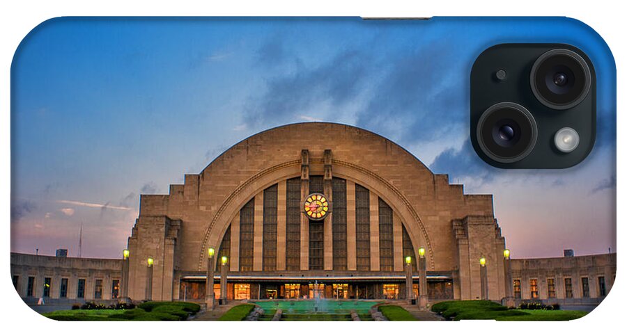 Union Terminal iPhone Case featuring the photograph Union Terminal at Dawn by Rob Amend