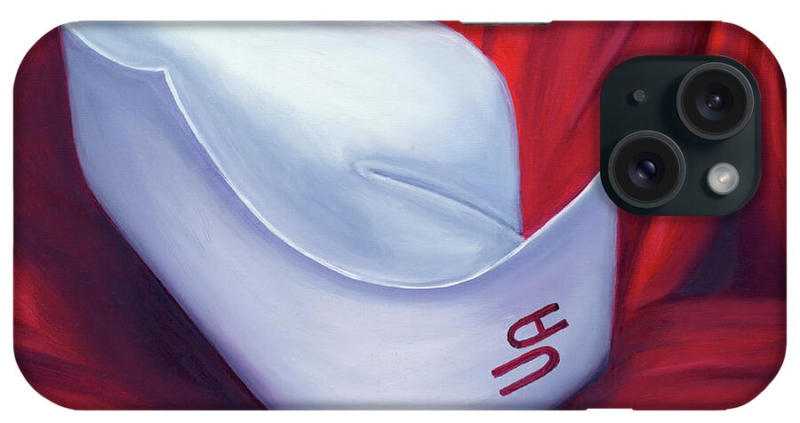 Nurse iPhone Case featuring the painting University of Alabama School of Nursing by Marlyn Boyd
