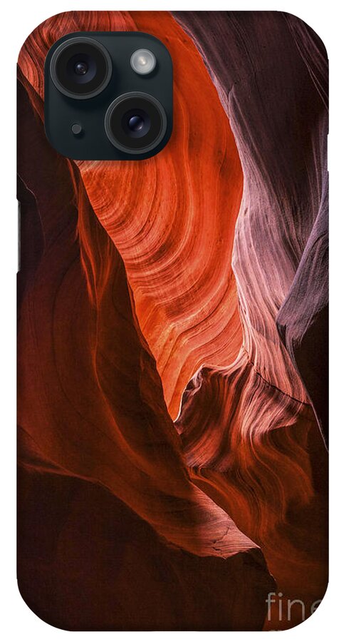 Philip Preston iPhone Case featuring the photograph Upper Antelope Canyon #7, Page, Arizona USA by Philip Preston