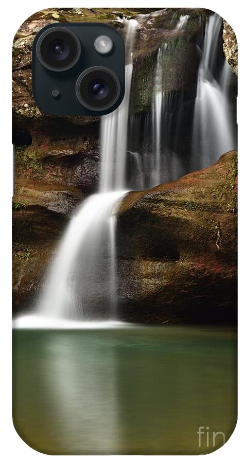 Photography iPhone Case featuring the photograph Upper Falls by Larry Ricker