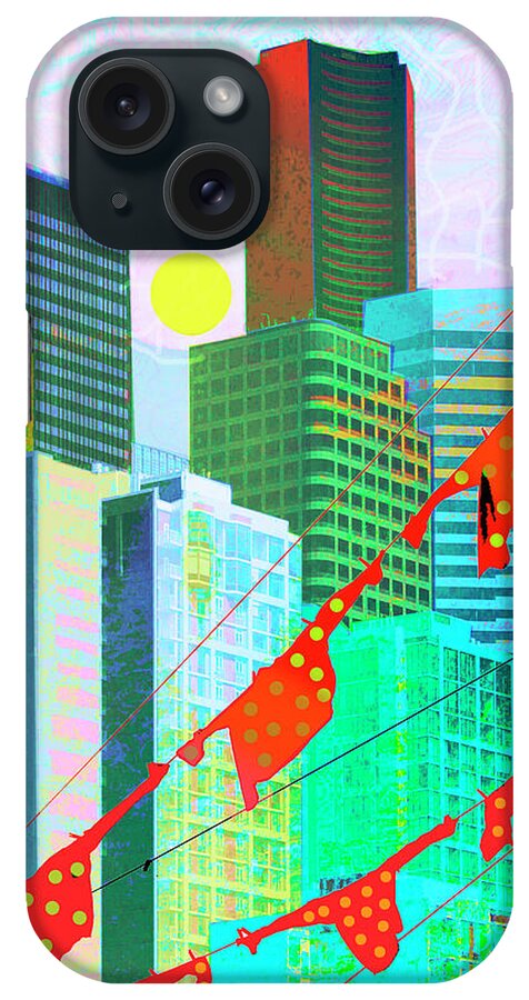 Electric iPhone Case featuring the digital art Urban Laundry by Rod Whyte