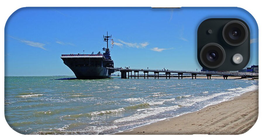 Uss Lexington iPhone Case featuring the photograph USS Lexington by Mike Murdock