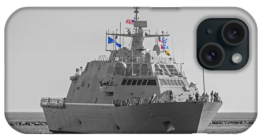 Uss Milwaukee 3 - United States Navy iPhone Case featuring the photograph USS MIlwaukee 3 by Susan McMenamin